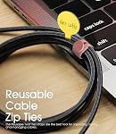 32Pcs Nearockle Cable Labels and Silicone Cable Ties Value Cable Management Set, 20 Cable Ties+12 Cord Labels for Electronics, Travel Home Office Desk Wire Organization(Multicolor) | 20 Cable Ties+12 Cord Labels Cable Management Set for Organizing Wi