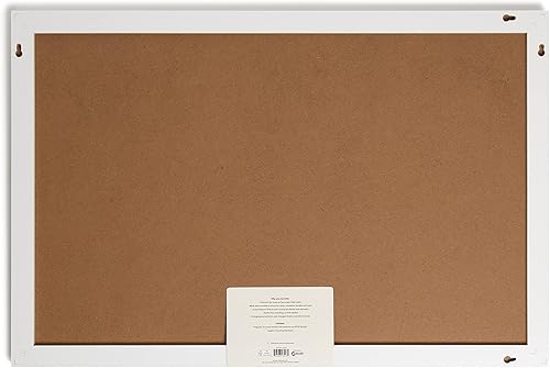 Miniatura 6 de U Brands Pizarra magnética de borrado en seco, 30 x 20 pulgadas, marco moderno de madera blanca, incluye marcador e imán