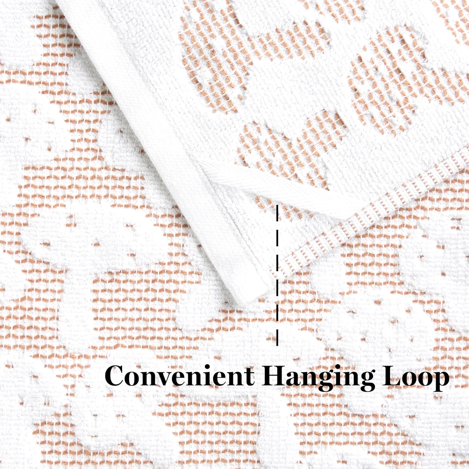 Martha Stewart Woodland Harvest Jacquard Mushrooms Kitchen Towel 2-Pack Set, 100% Cotton with Absorbent Honeycomb Texture, Decorative Kitchen Towels, Brown, 16"X28" - Image 5