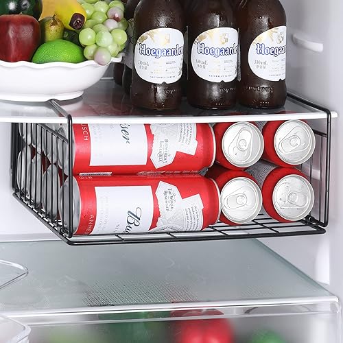 Miniatura 2 de SUFAUY Paquete de 2 cestas para debajo del estante, organizador colgante de almacenamiento debajo del gabinete con capacidad para hasta 22 libras