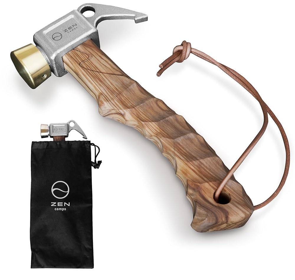 Amazon.co.jp: ZEN Camps ペグハンマー ショートハンマー 軽量