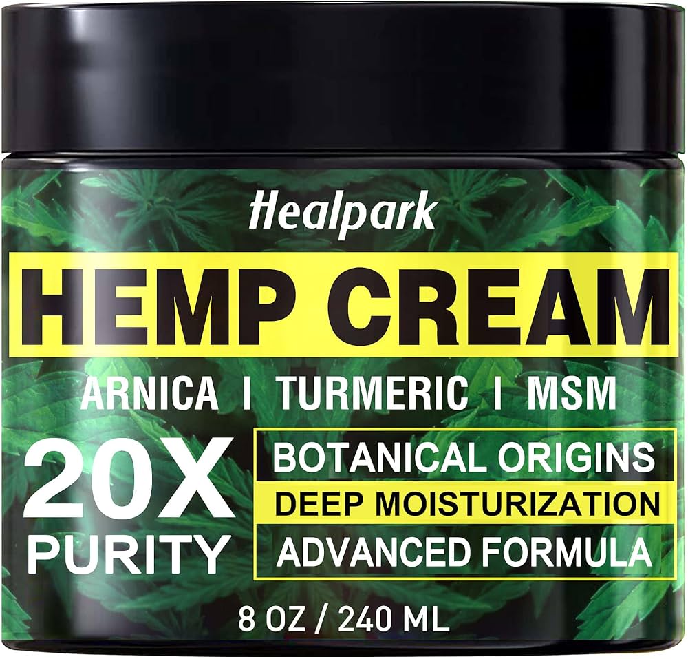 Amazon.com : Healpark Hemp Cream 8 fl oz - Arnica,MSM, Turmeric