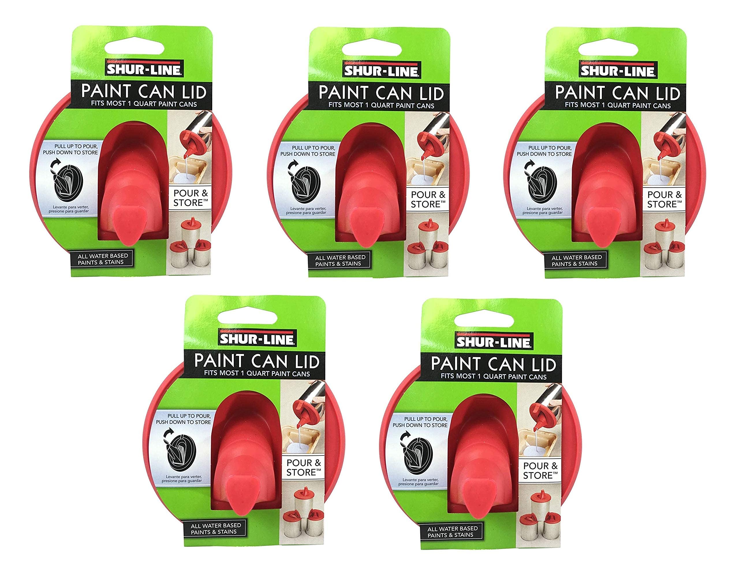 Buy ShurLine 2000576 Quart Store and Pour Paint Can Lid, Sold as 5 Pack Online at desertcart UAE