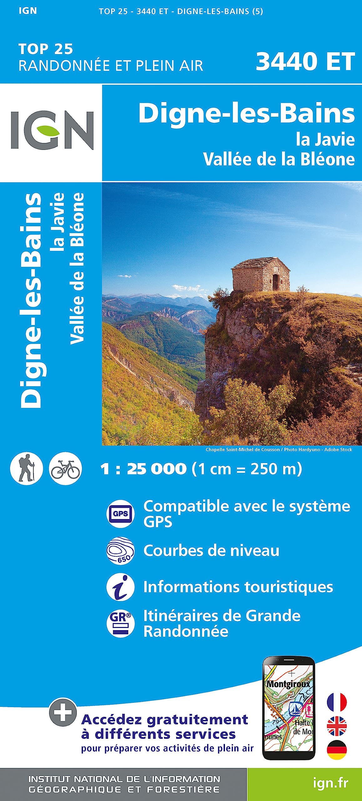Digne-Les-Bains / La Javie / Vallée de La Bléone (3440ET) (TOP 25)