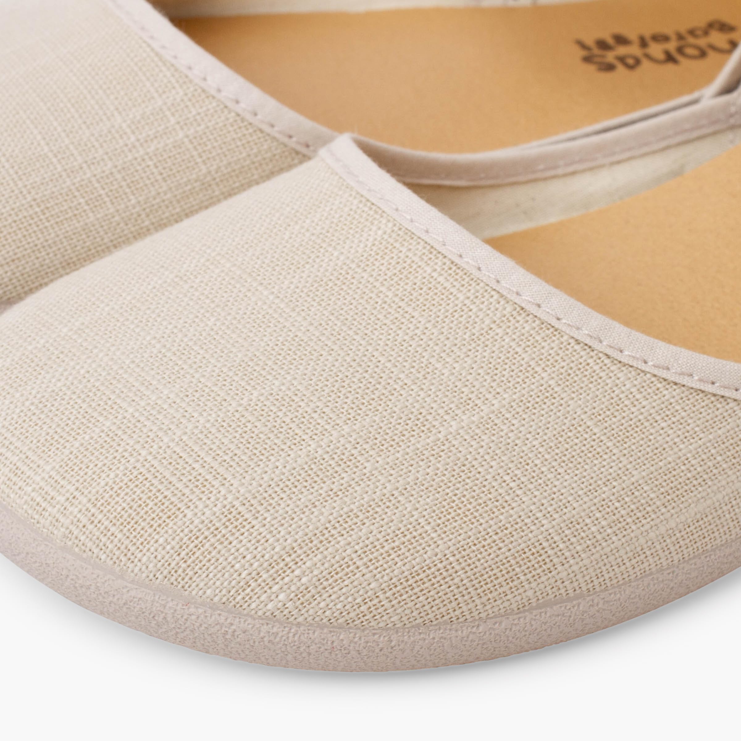 Pisamonas Merceditas Escotadas Barefoot Mujer Lino Fino