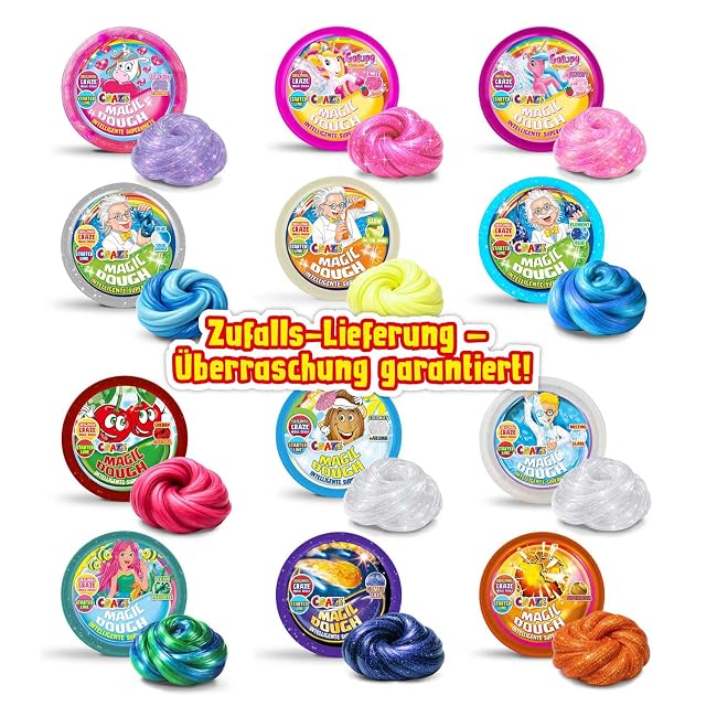 Foto 2 de 8 de CRAZE MAGIC DOUGH Arcilla mágica para modelar con efectos especiales Arcilla inteligente multicolor…
