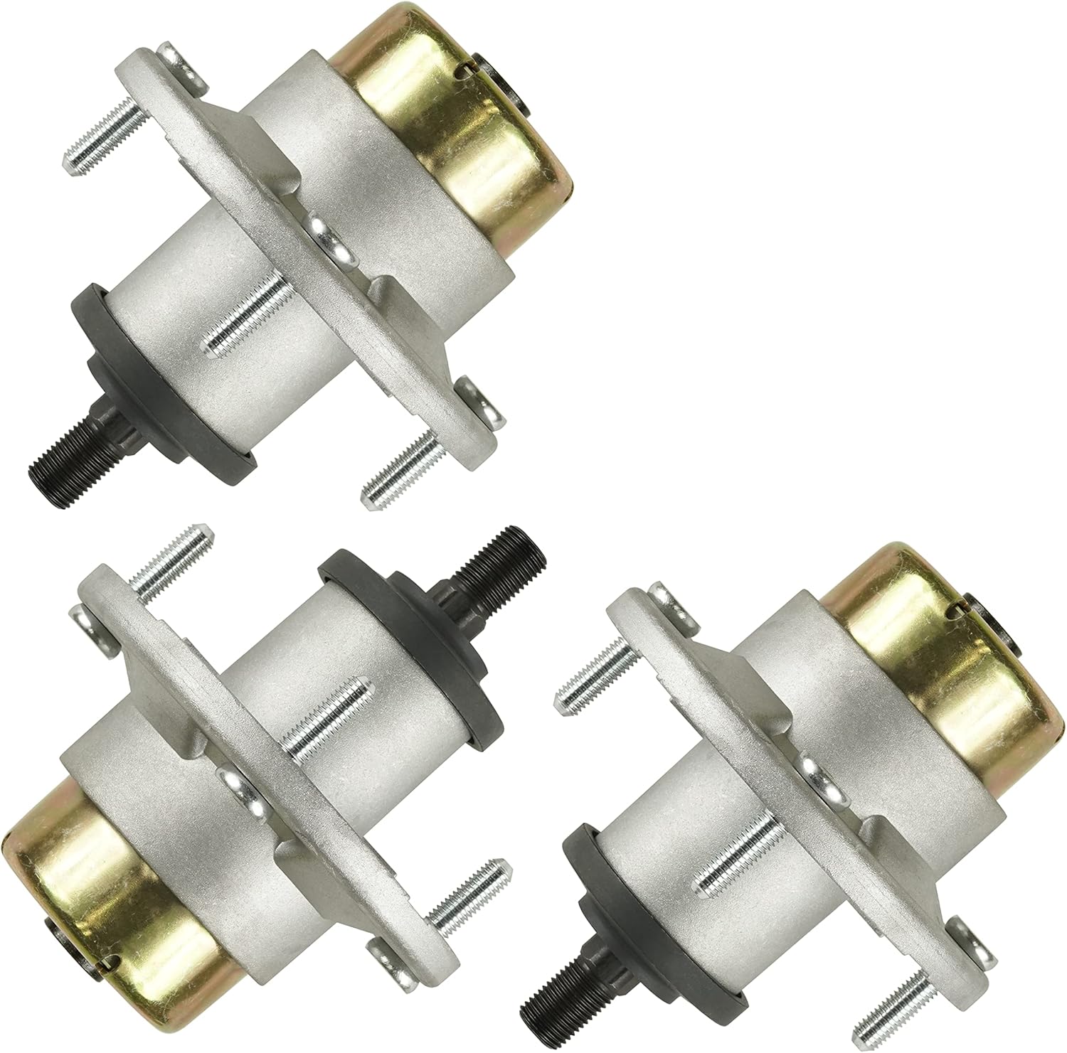 Caltric 3 Spindle Assembly Compatible with John Deere AM144608 X570 X580 X584 X590 48" and 54"