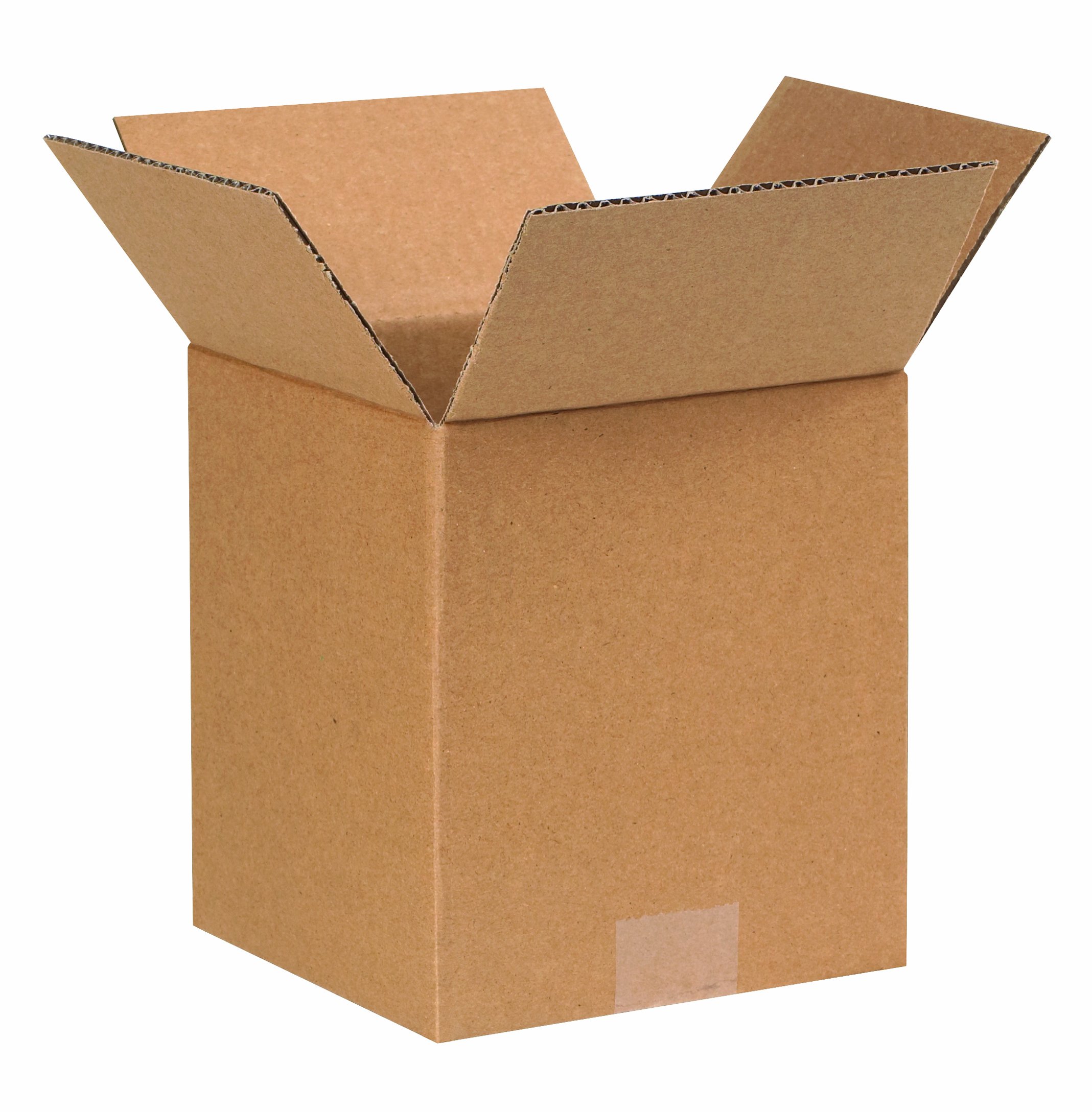 Aviditi 778 Corrugated Cardboard Box 7" L x 7" W x 8" H, Kraft, for Shipping, Packing and Moving (Pack of 25)
