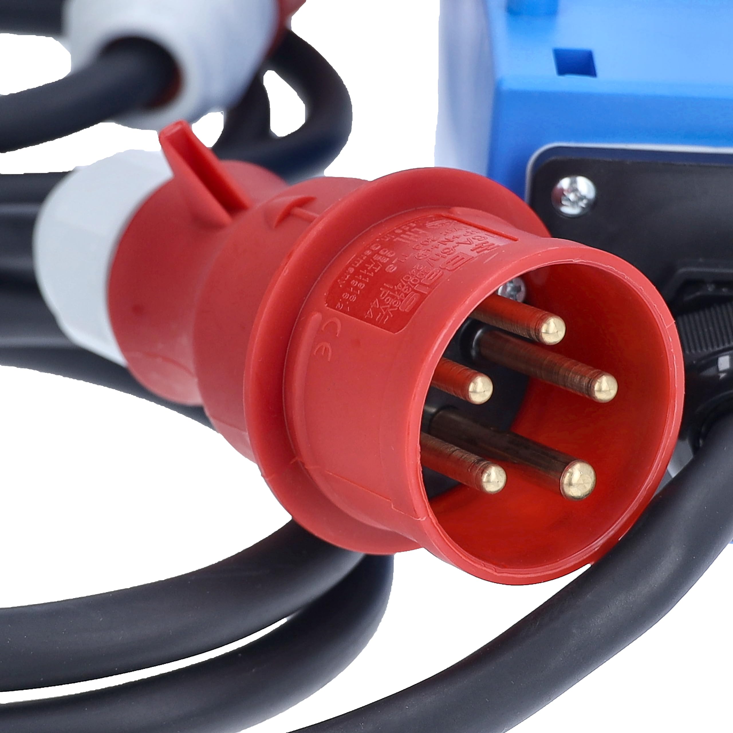 as - Schwabe MIXO Stromzähler Zwischenstecker Box Starkstrom 400V MID-konformer - Stromzähler zur Reduzierung der EEG-Umlage - CEE-Stecker und Kupplung 5-polig IP44 Made in Germany 61745