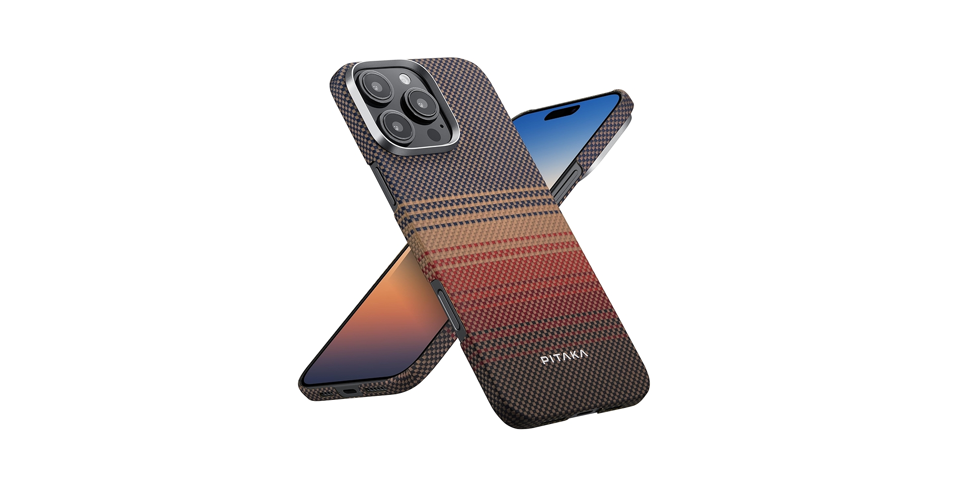 PITAKA iPhone 16 Pro 軍用グレード保護ケース SUNSET Amazon.com: pitaka for iPhone 16 Pro Case Compatible with