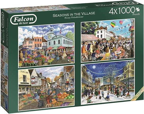 Seasons in the village jigsaw Clearance