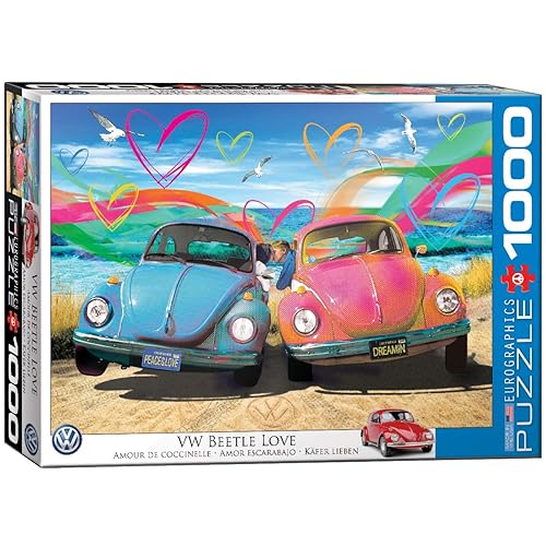 Miniatura 1 de EuroGraphics VW Beetle Love - Rompecabezas de 1000 piezas
