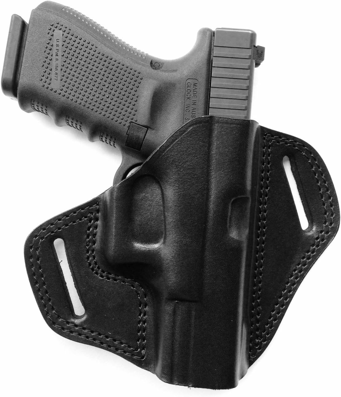 Falco OWB Leather Pancake Holster for Glock 17 Sports & Outdoors