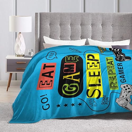Miniatura 4 de Manta de juegos para niños, acogedora manta suave para jugadores, 50 x 40 pulgadas, 1