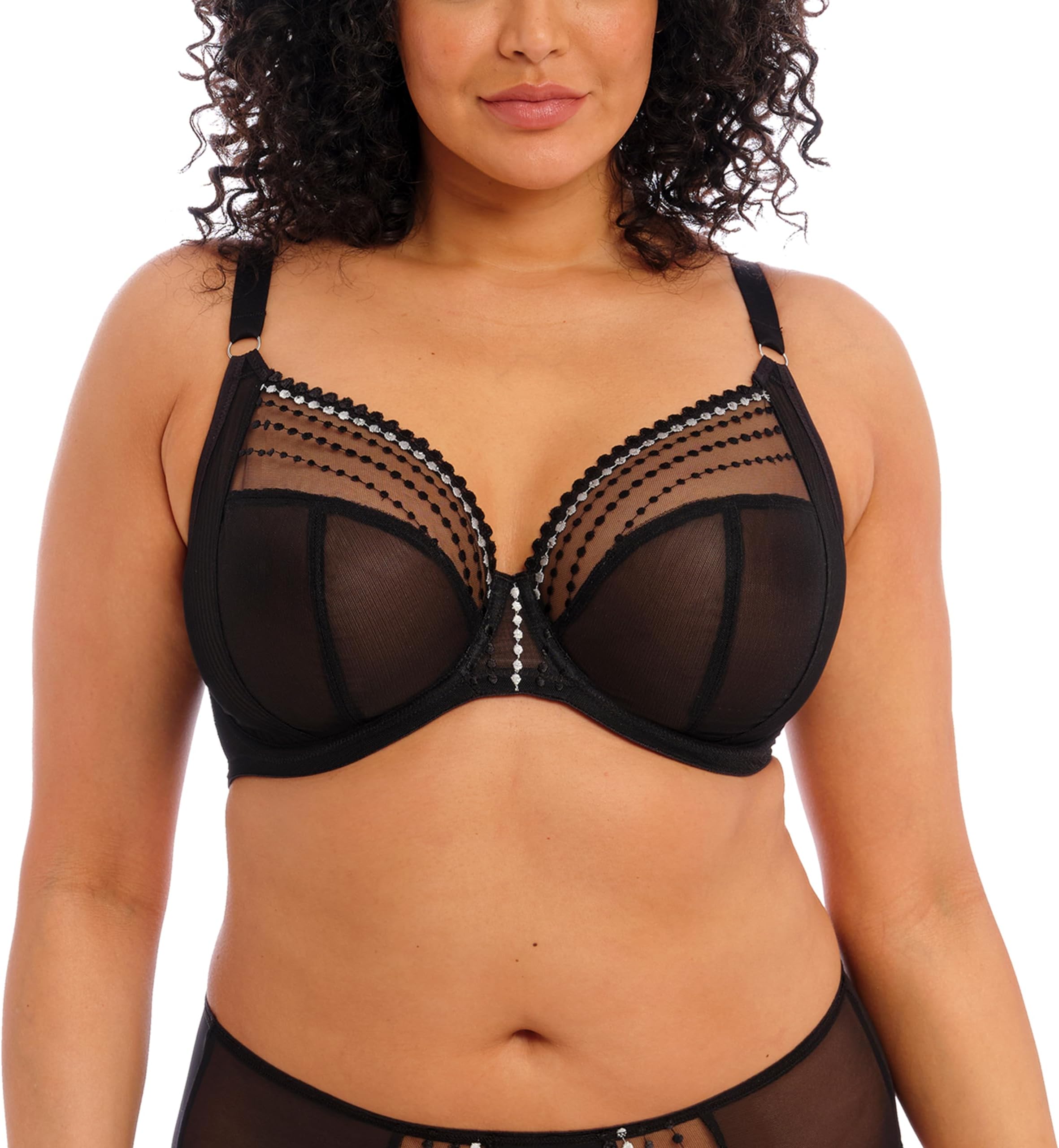 Elomi 8900 Matilda Underwired Plunge Non Padded Side Support Bra