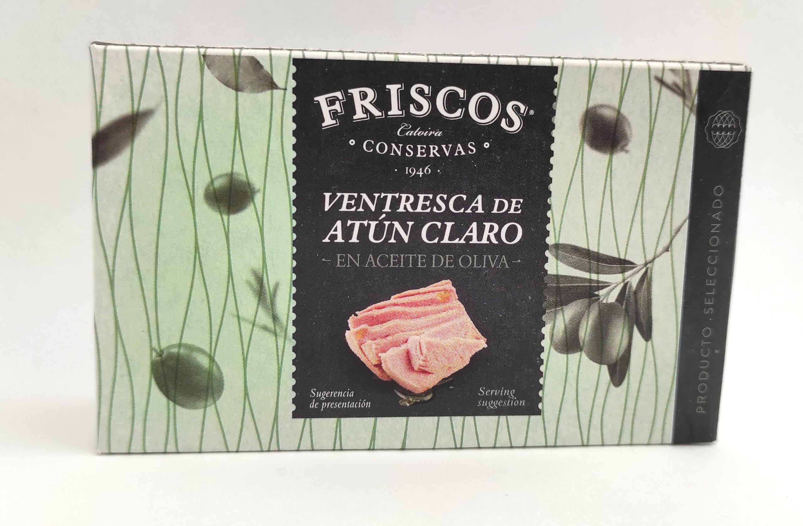 FRISCOS Ventresca de Atún Claro fileteada en aceite de oliva 12 unidades