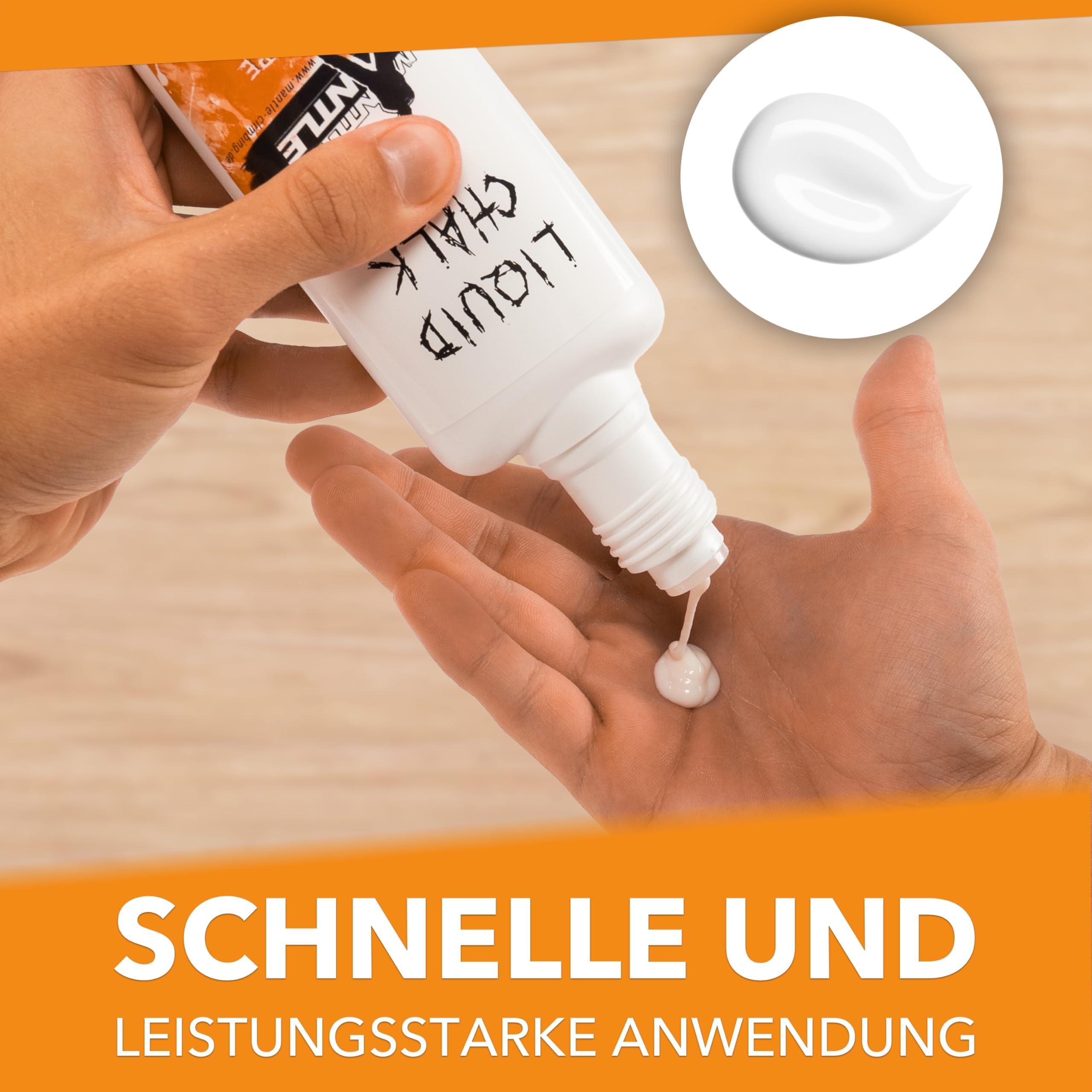 Mantle - Liquid Chalk 200 ml und 100 ml oder 150 ml Flüssigkreide Kletterkreide in verschiedenen Packungen zum Bouldern Klettern Gym Gewichtheben