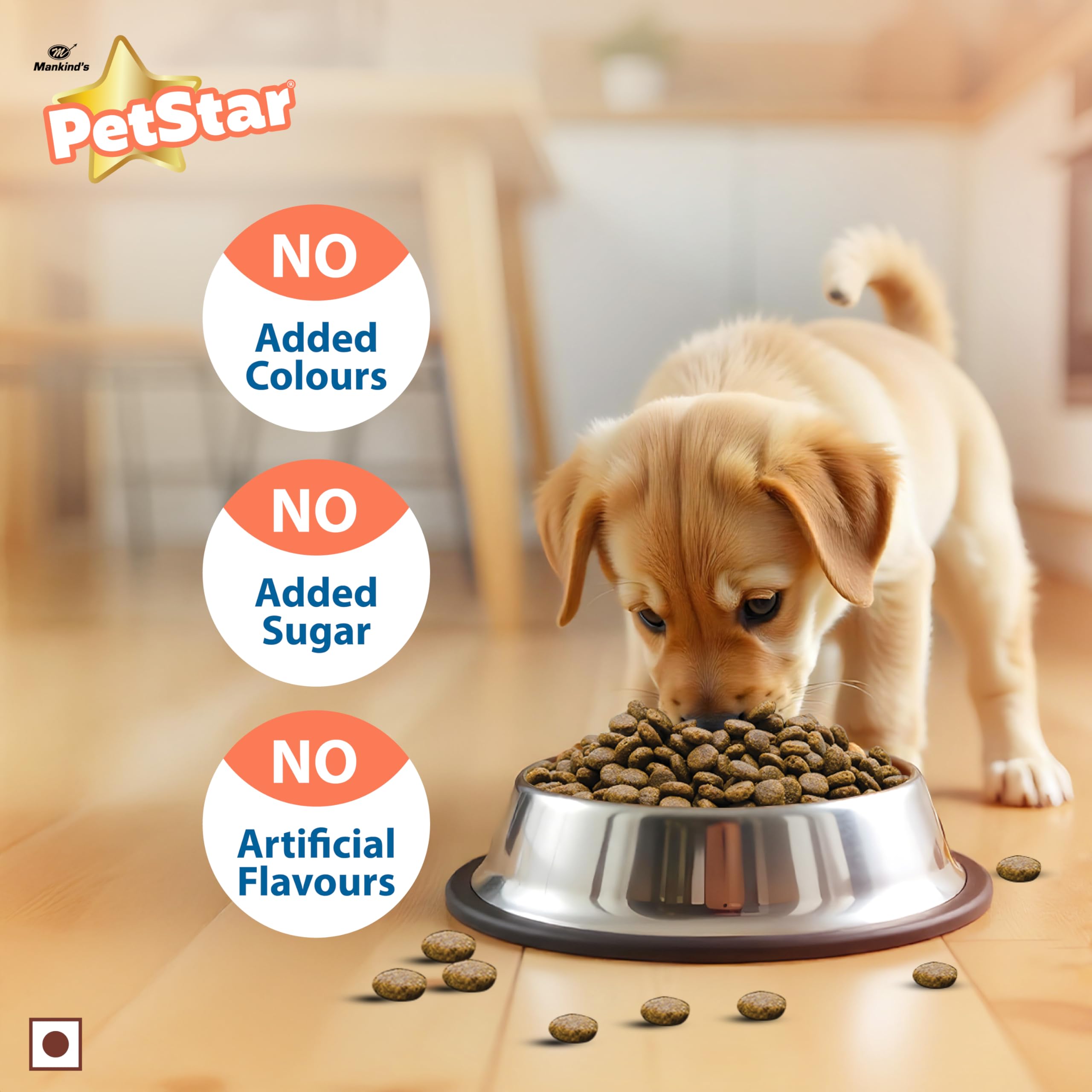 Mankind Petstar Puppy Dry Dog Food (High Protein) Salmon & Rice Flavor, 1kg Pack | Improves Muscle & Strength, Supports Immunity, Protects Liver & Kidney 4