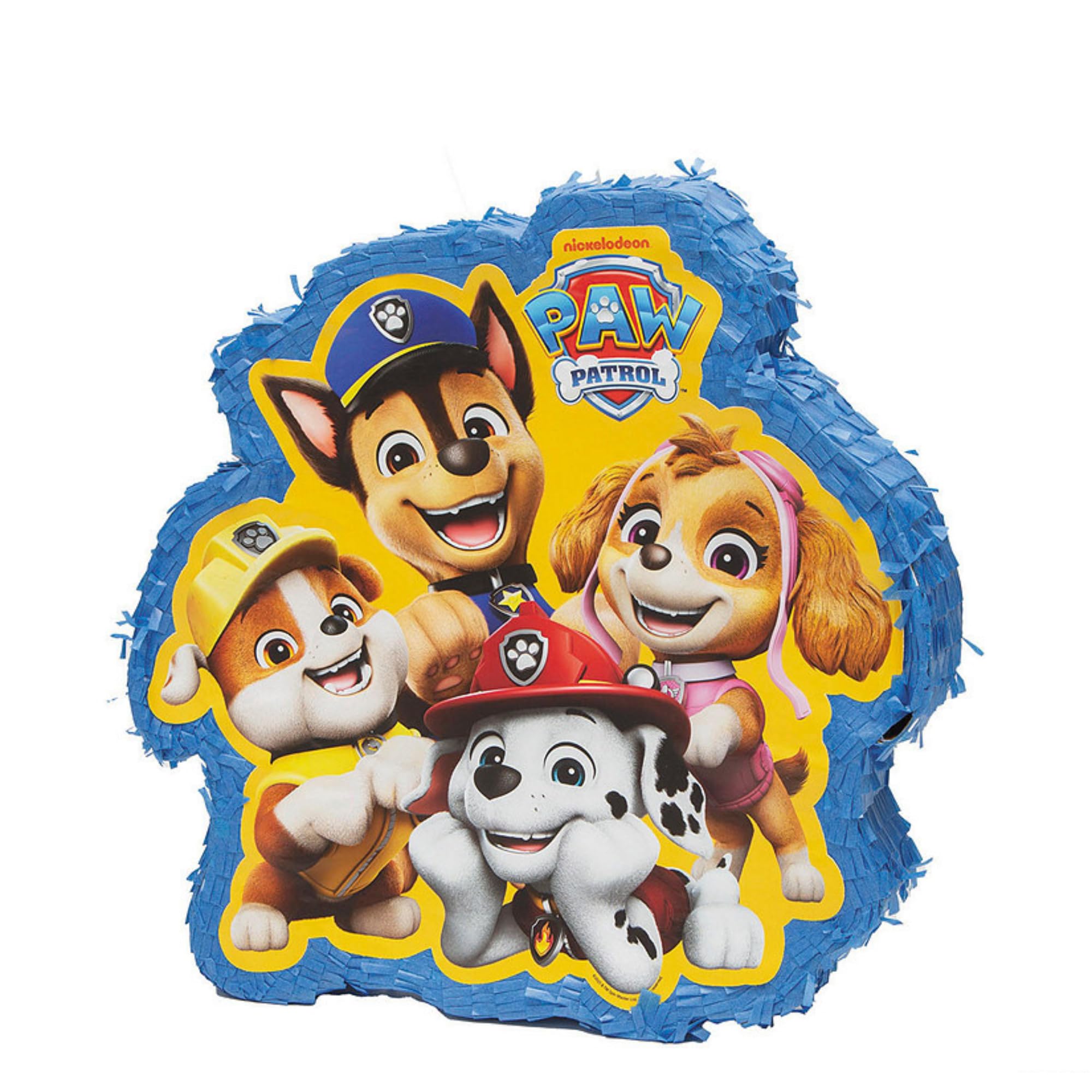 16" x 15 3/4" Paw Patrol Character Tissue Paper Piñata Decoration