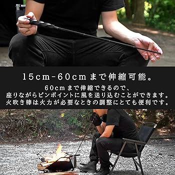 太*郎様 アングラーズキャンプ　火吹き棒　ネイビー AC. FireBlower | DRT inc.