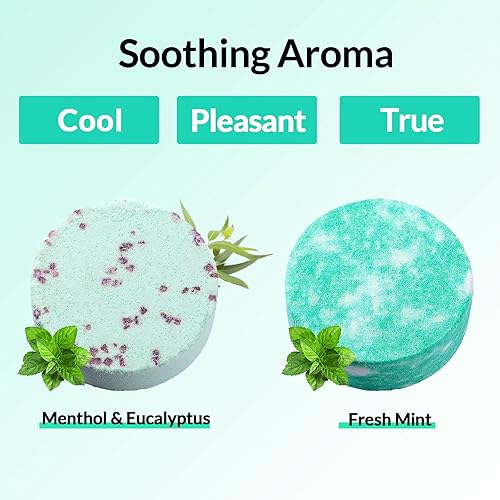 Miniatura 2 de Vaporizadores de ducha de aromaterapia, 12 unidades XXL para alivio nasal, cuidado personal, relajación, día de spa, regalos para mimar, tabletas de