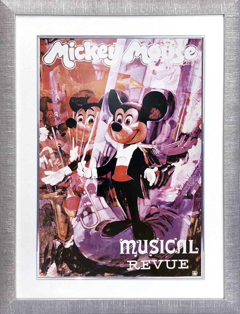 ディズニーレガシーエディション ミッキーマウス ポスター　額付き Amazon.co.jp: アートショップ フォームス ディズニー