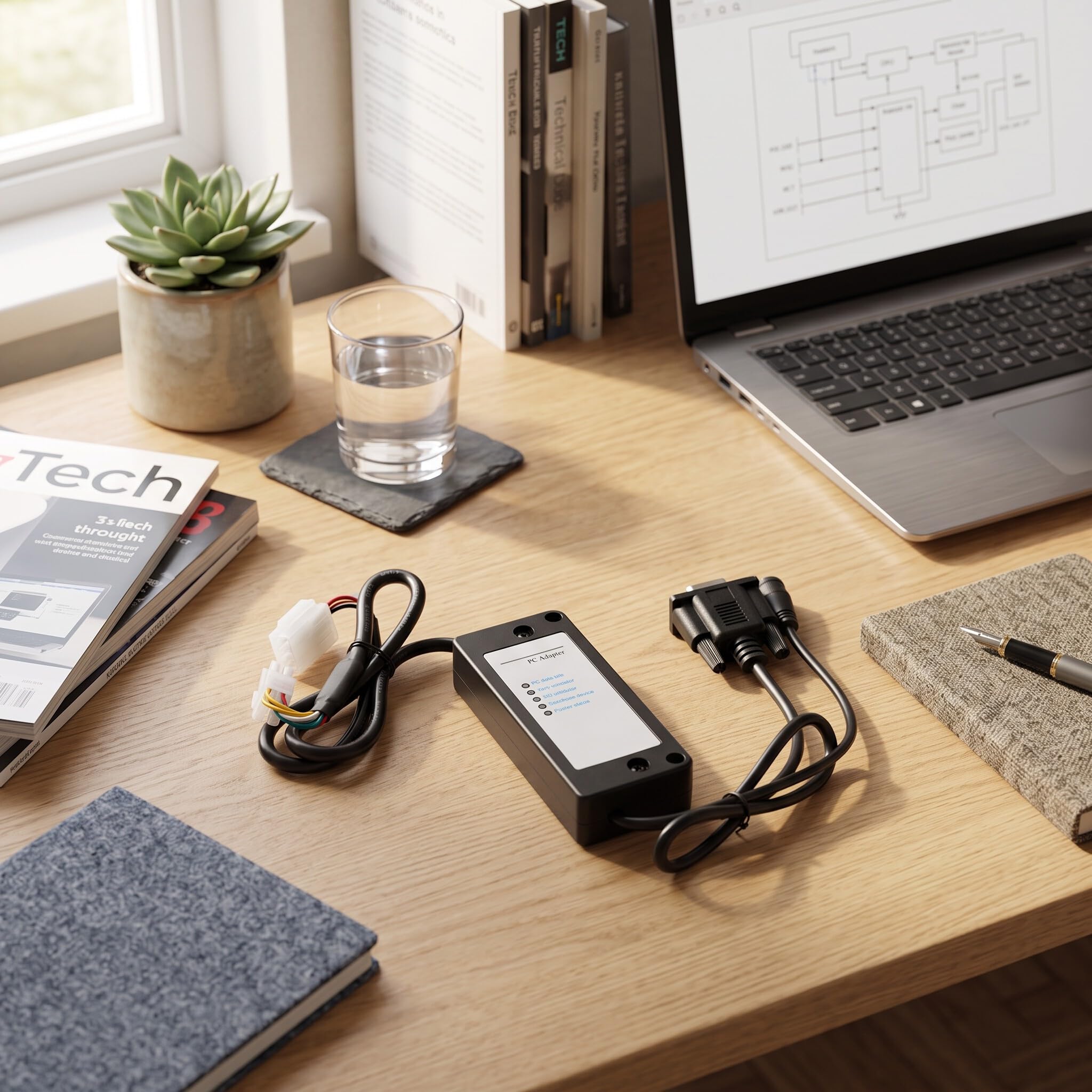 Konwerter MDB na RS232, Adapter do urządzeń Płatniczych z Portem USB i RS232, Kompatybilny z płytą główną PC i, do Odbiorników i Czytników Banknotów