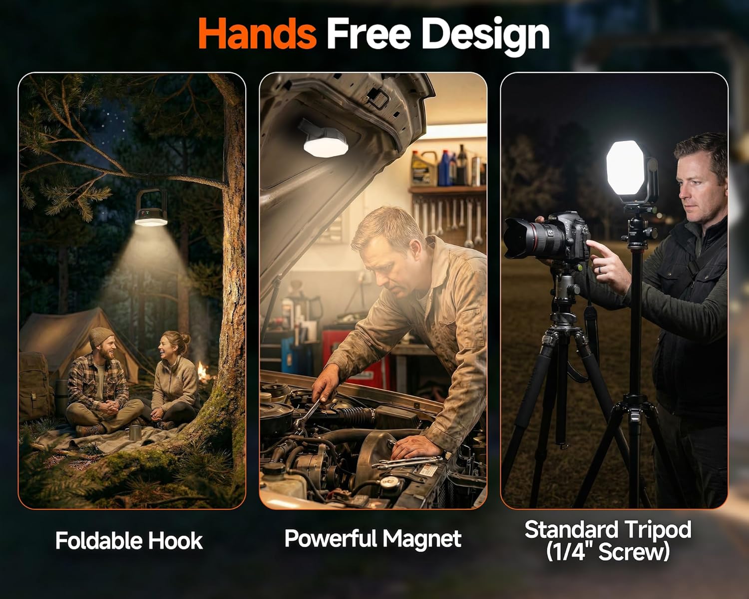 Rechargeable Camping Light & Work Light