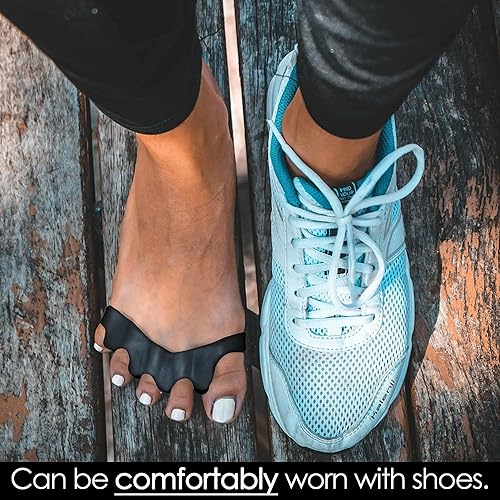 Miniatura 8 de VYCE PrimalStep Separadores de dedos grandes de tamaño  Más de 50% más gruesos y más duraderos  Recomendado por Dr.  Amado por aquellos con juanetes