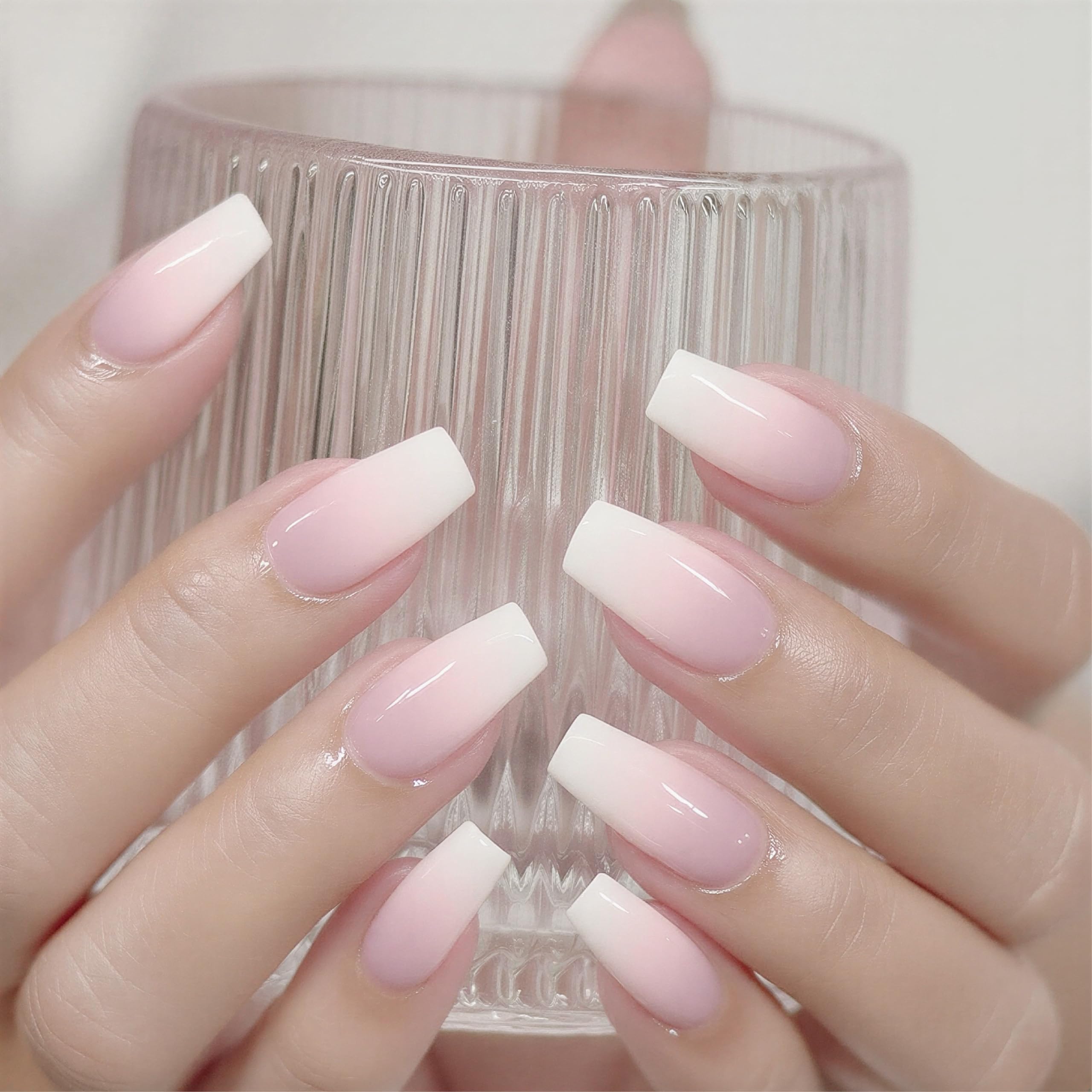 Glam'Up Paris - Kit Éponges & Pince pour Effet Dégradés et Baby Boomer - Nail Art - 100 Pièces Éponges avec Pince Métallique Antidérapante