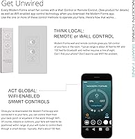 Vista 6 de Axis Smart - Ventilador de techo empotrado de 3 aspas para interiores y exteriores, 52 pulgadas, negro mate con kit de luz LED de 3000 K y control