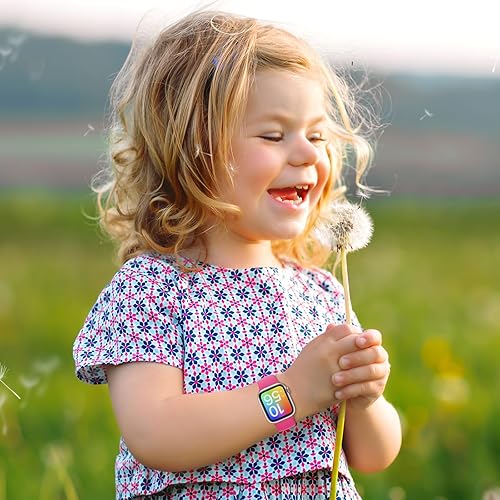 Miniatura 5 de NewJourney Correa deportiva de silicona impermeable para niños y niñas, compatible con Apple Watch Series 87654321SE 1.496 in 1.575 in 1.614 in y