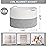 INDRESSME 115L Extra Large Blanket Basket, Soft Cotton Rope Storage Basket for Organizing, Home Decor, Toys, Laundry & Towels, Toy Storage Organizer for Living Room & Nursery, Light Grey