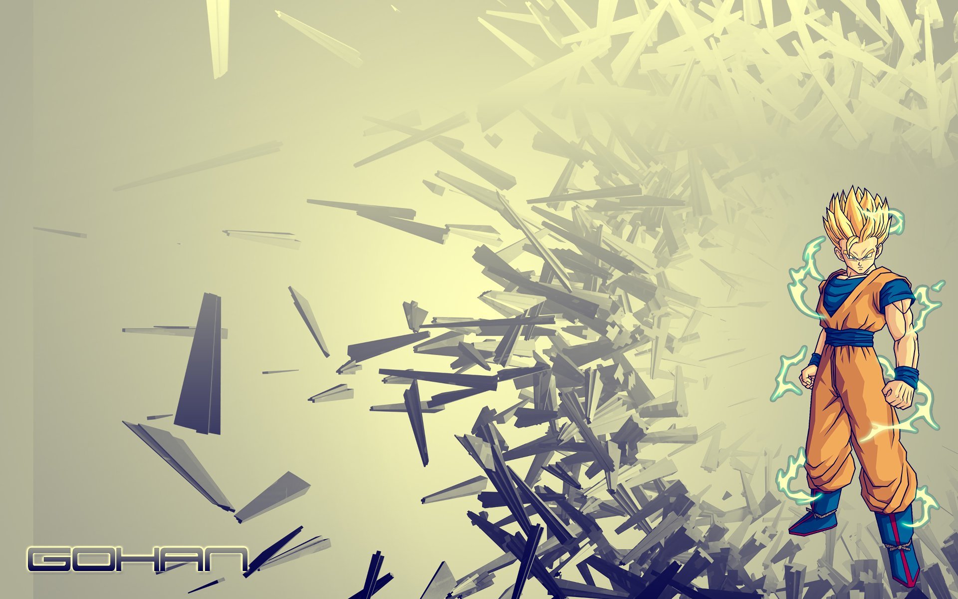 5 Ace Young Gohan Sticker Poter| Poster|Anime Poster|Size:12x18 inch,Multicolor