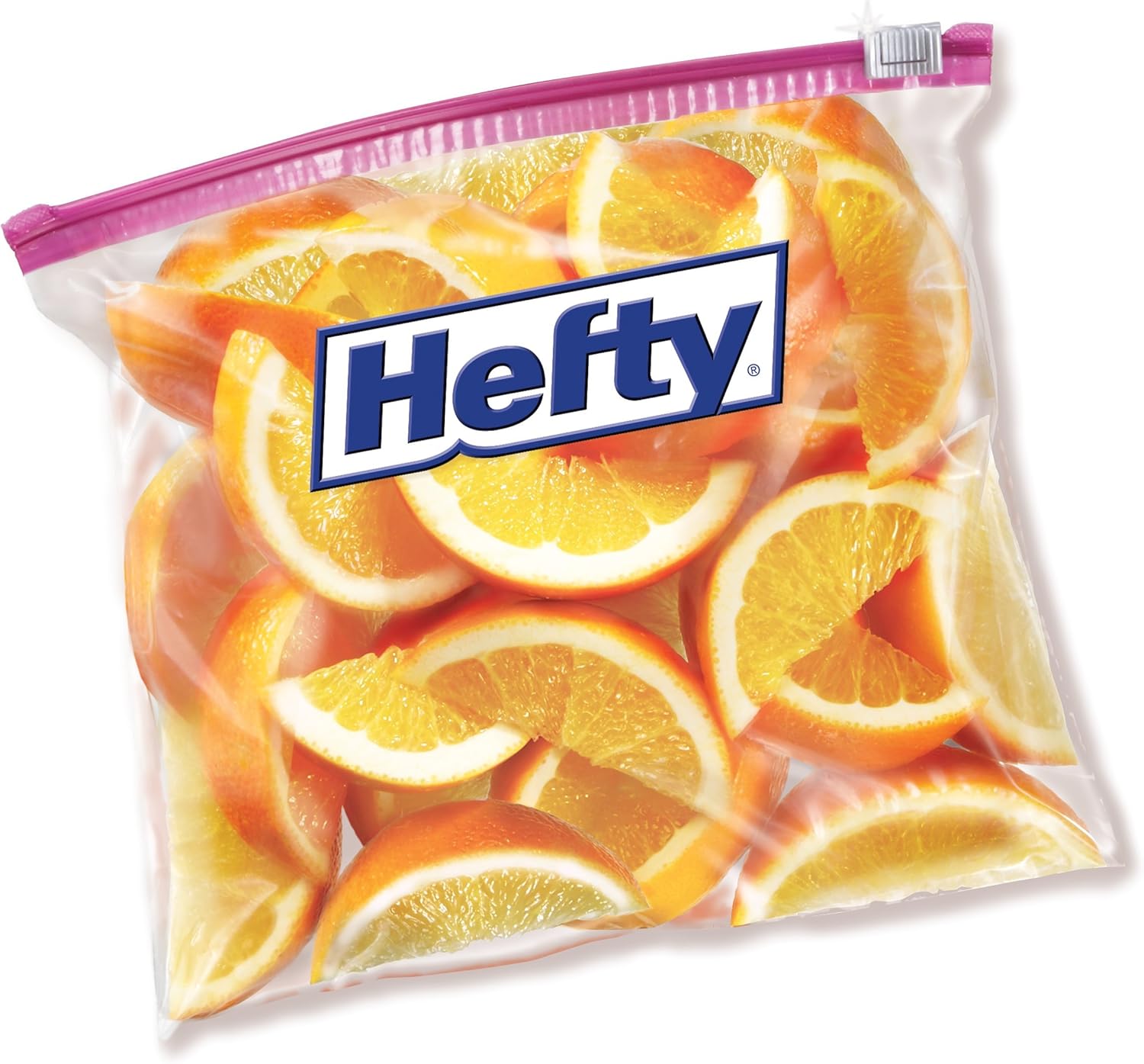 Hefty Slider Storage Bags, Quart Size, 40 Count