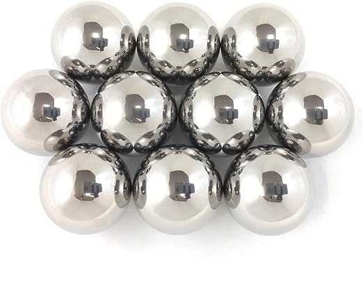 Avler 1 Inch (25.4mm) Chrome Steel Bearing Balls (Pack of 10)