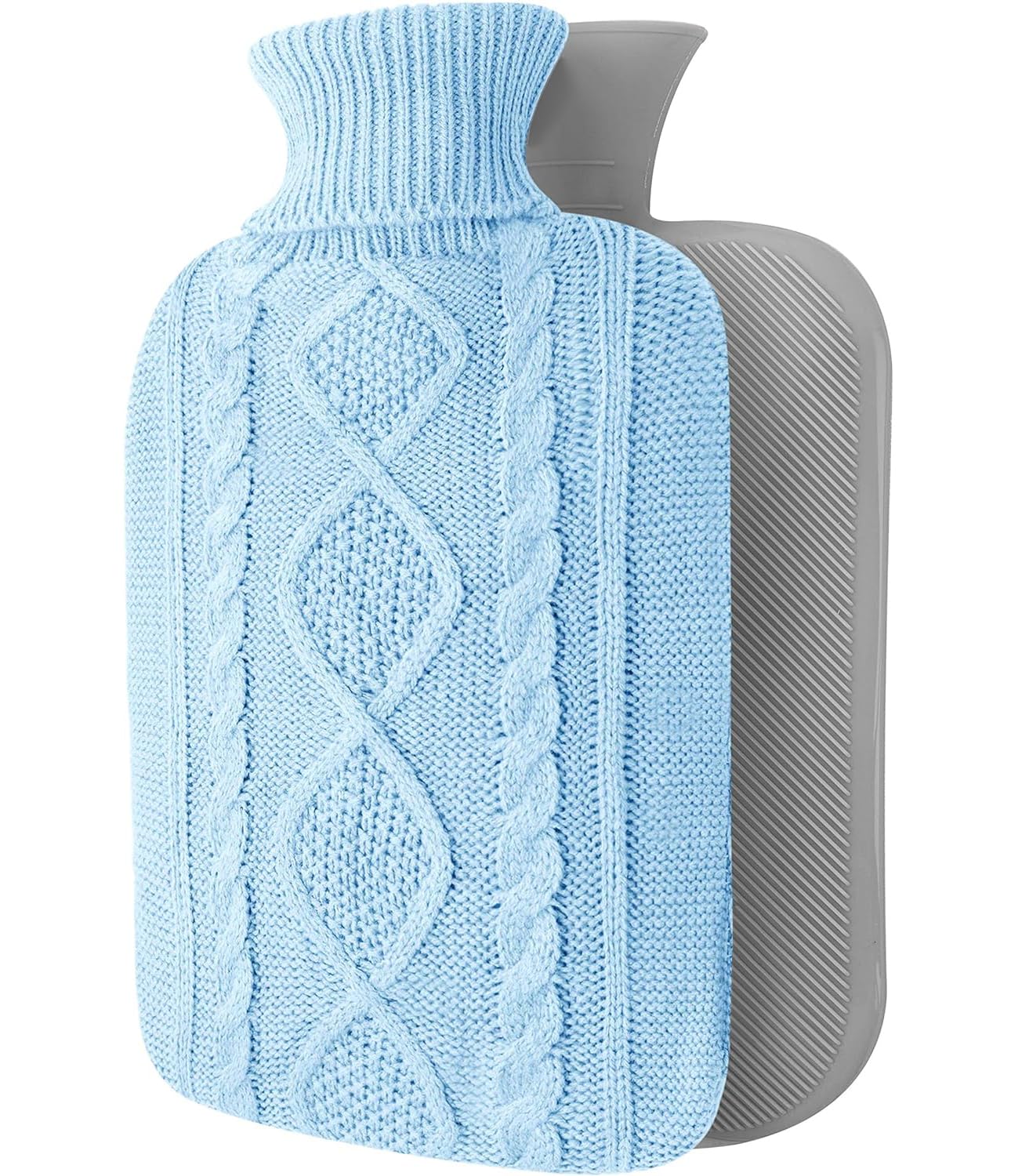Premium Hot Water Bottle with Soft Cover - Pain Relief -9 Premium Hot Water Bottle with Soft Cover - Pain Relief -9
