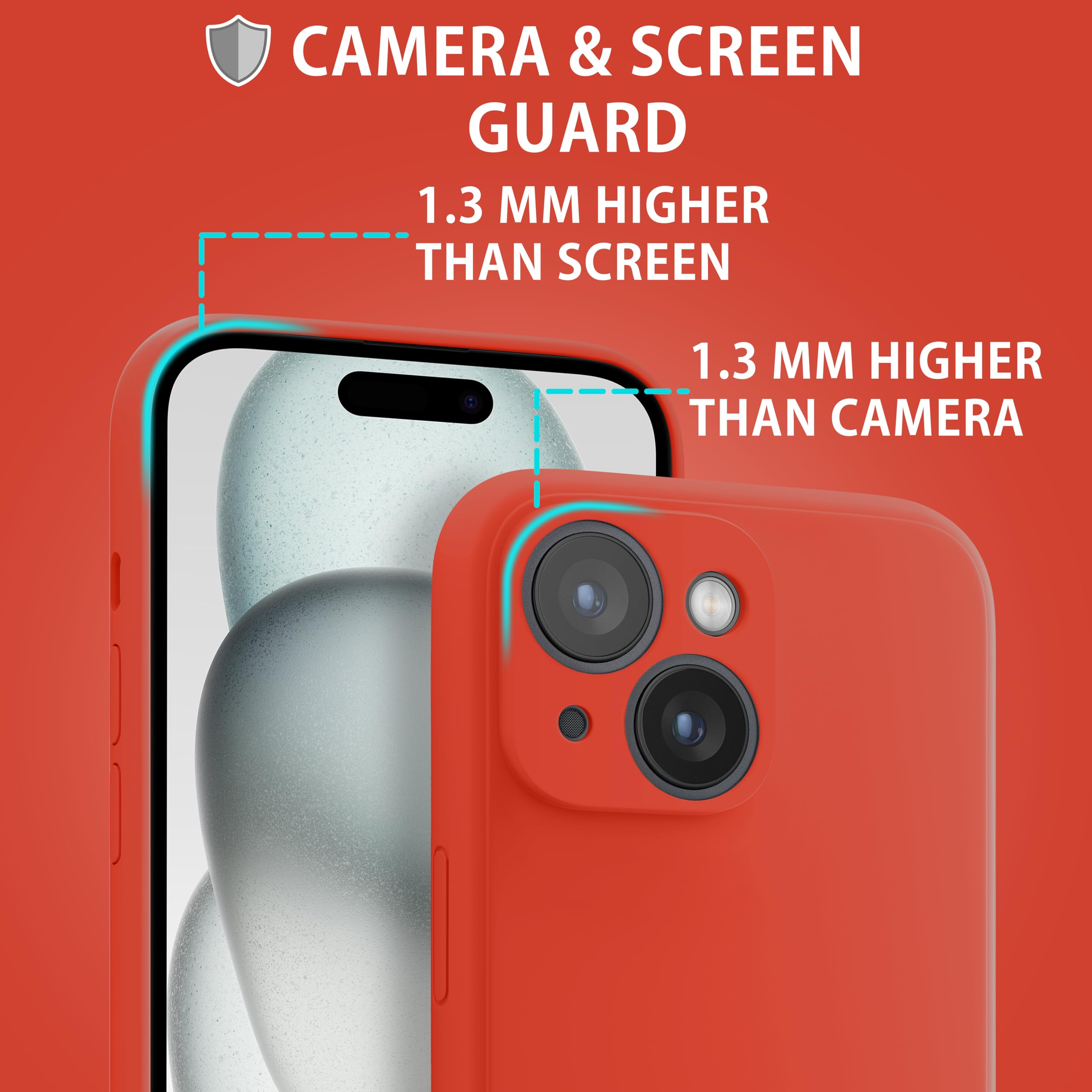 MyGadget Custodia In Silicone Morbido Per IPhone 15 Plus, Cover TPU Flessibile, Ultra Protezione Antiurto E Antiscivolo, Colore Nero Opaco - 2