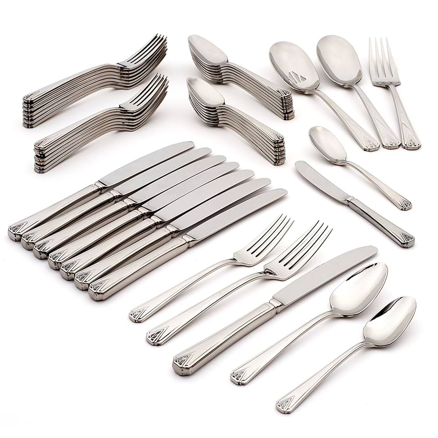 【美品】ONEIDA カトラリーセット Amazon.com: Oneida Deauville 45 Piece Fine Flatware Set