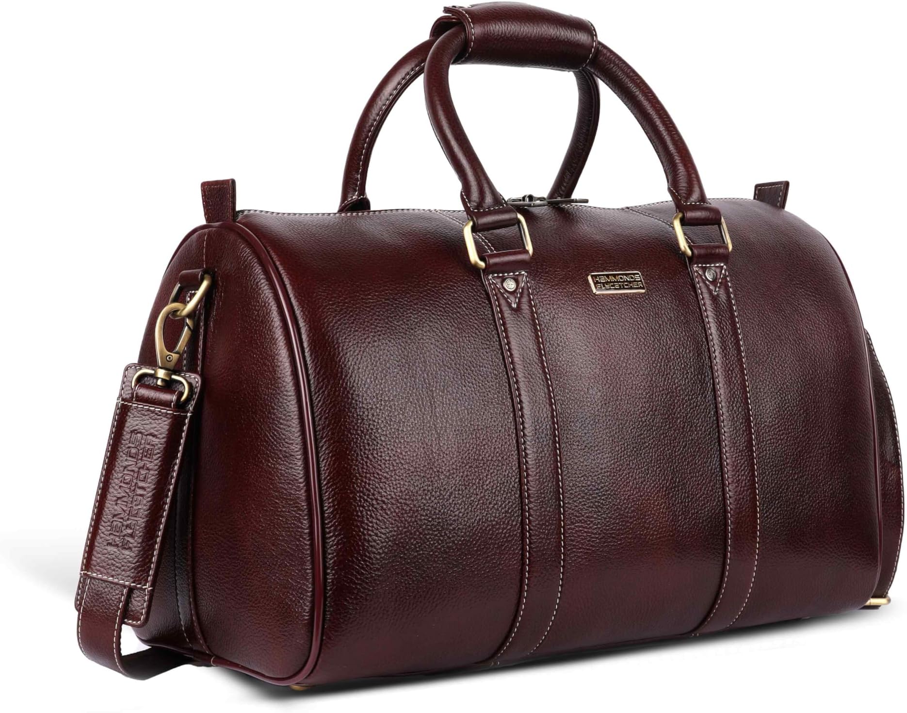 Hammonds Flycatcher Genuine Leather Brown Cabin Size(18") Travel Duffle, BROWN, 18, Luggage