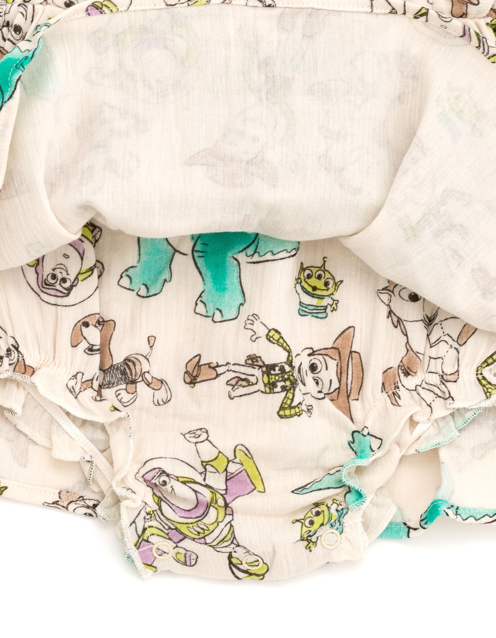 Disney Toy Story - Conjunto de pelele y pantalón corto de gasa de algodón a juego para recién nacido (recién nacido - 7-8)
