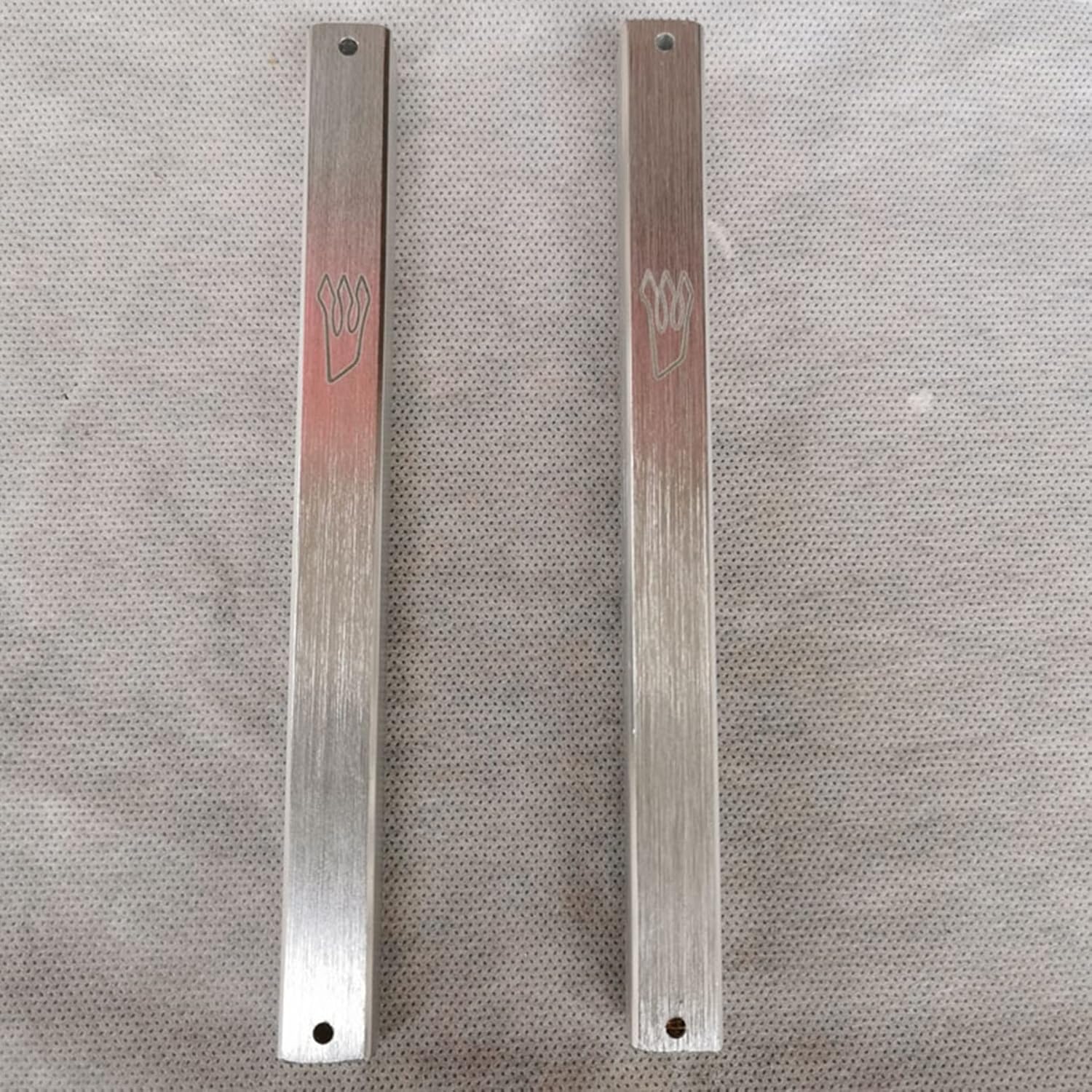 Judaism Supplies Aluminum Door Hanging Decorations Scripture Lintel Inscription Bible Doorpost holy Scroll mezuzah Decorations(18 cm/7 inches)