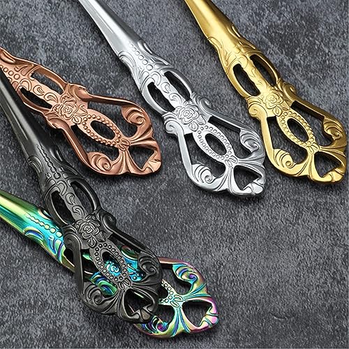 Miniatura 2 de Juego de cubiertos para 12, juego de cubiertos coloridos de acero inoxidable, 48 piezas, cucharas y tenedores estilo cancha en el hogar y la cocina,