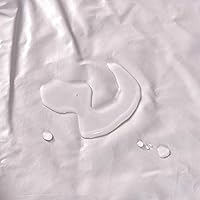 Vista 6 de Holawakaka Protector de colchón impermeable tamaño individual, sábana bajera ajustable, transpirable, bolsillo profundo de 14 pulgadas