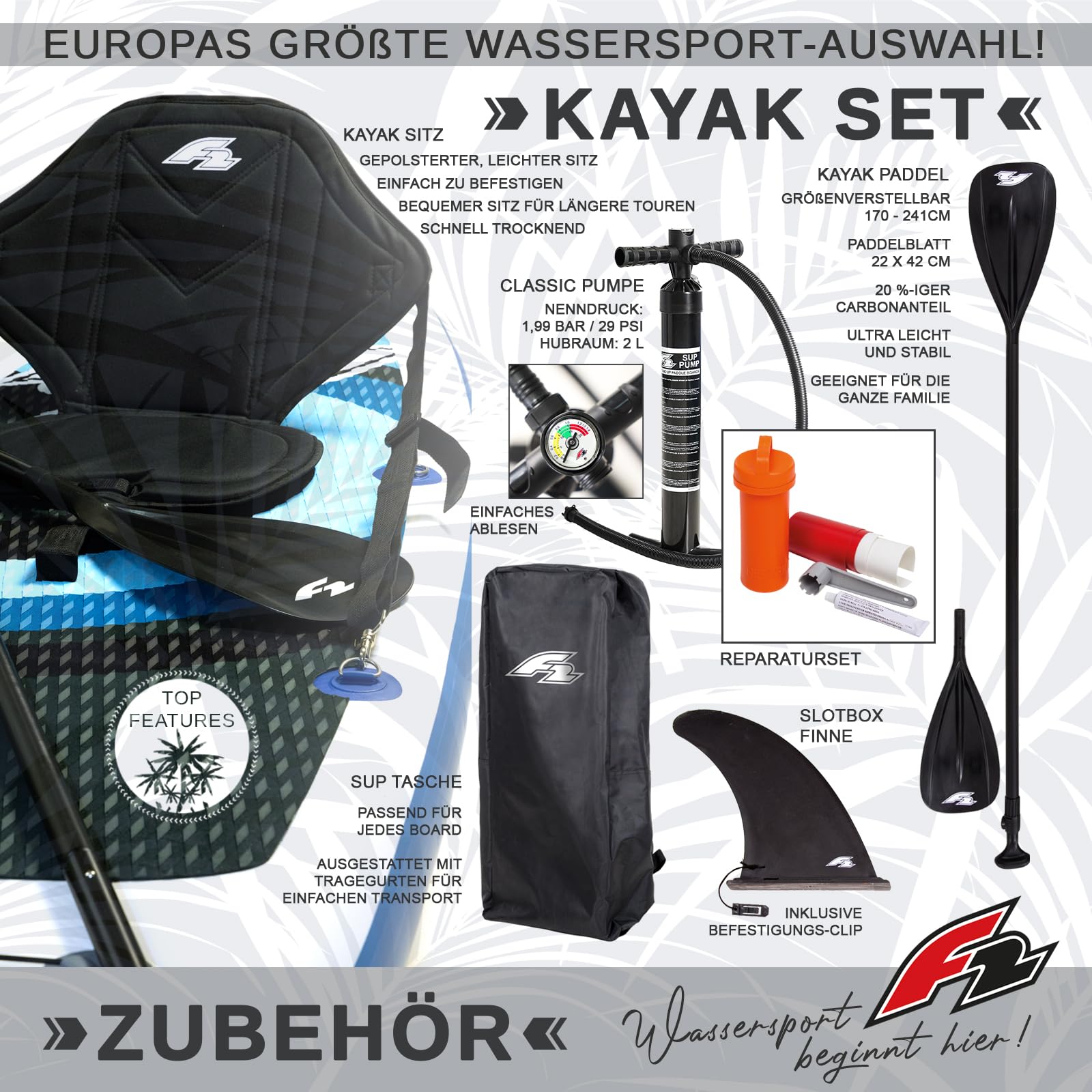 F2 SUP Stand Up Paddle Board Sector Limited Edition 11'5'' Rosso 2024