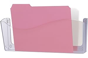 Officemate Clear Legal Size Unbreakable Wall File