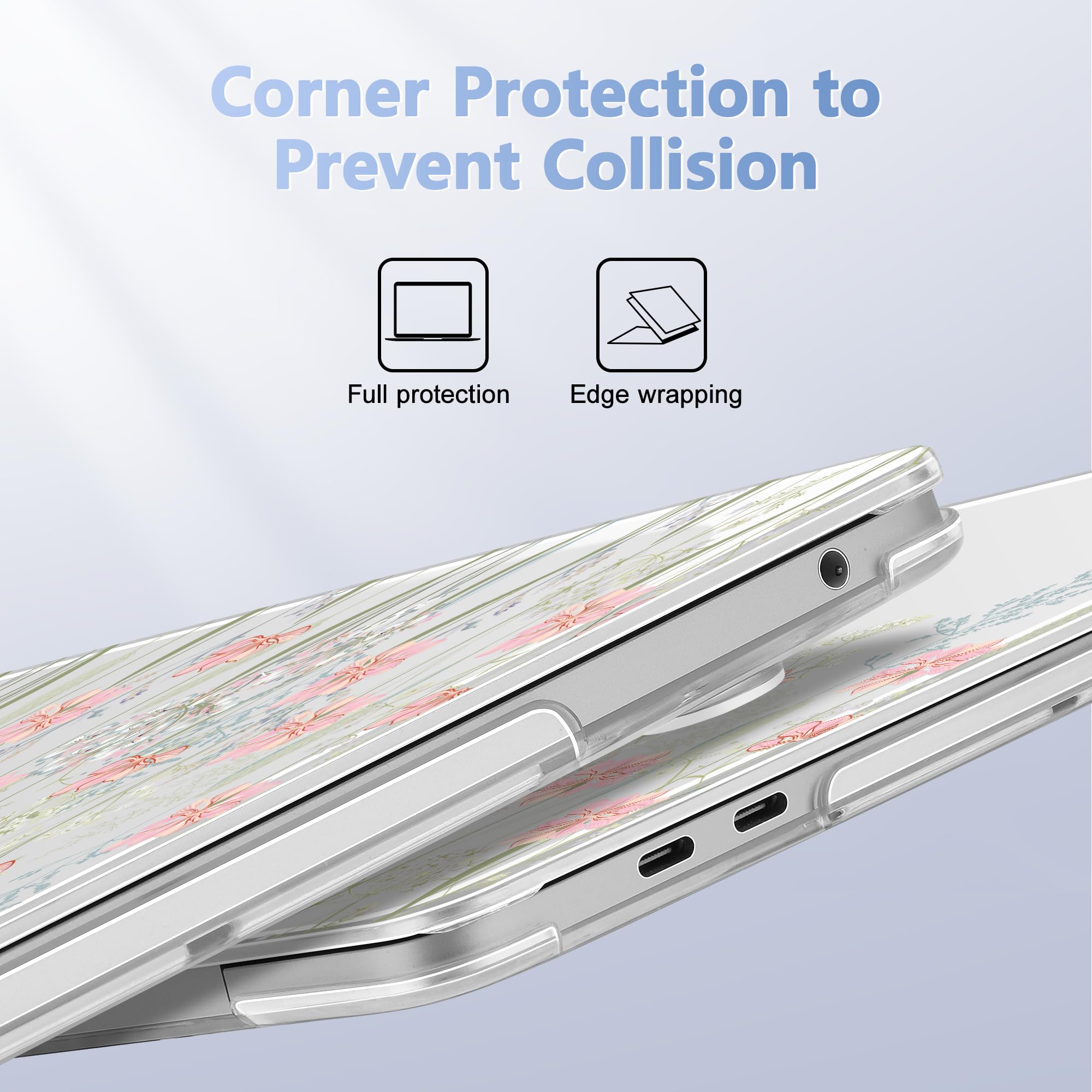 Funda rígida de plástico compatible con MacBook Pro de 13 pulgadas M2 2024, 2023, 2022-2016 A2338 M1 A2251 A2289 A2159 A1989 A1708 A1706, carcasa rígida de plástico con cubierta de teclado y
