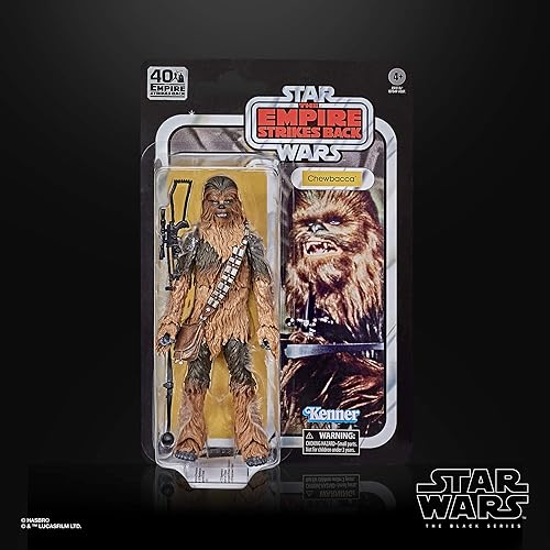 Miniatura 2 de Star Wars - Figura coleccionable de Chewbacca The Black Series de 15 cm, El Imperio Contraataca, 40° aniversario, para niños de 4 años en adelante