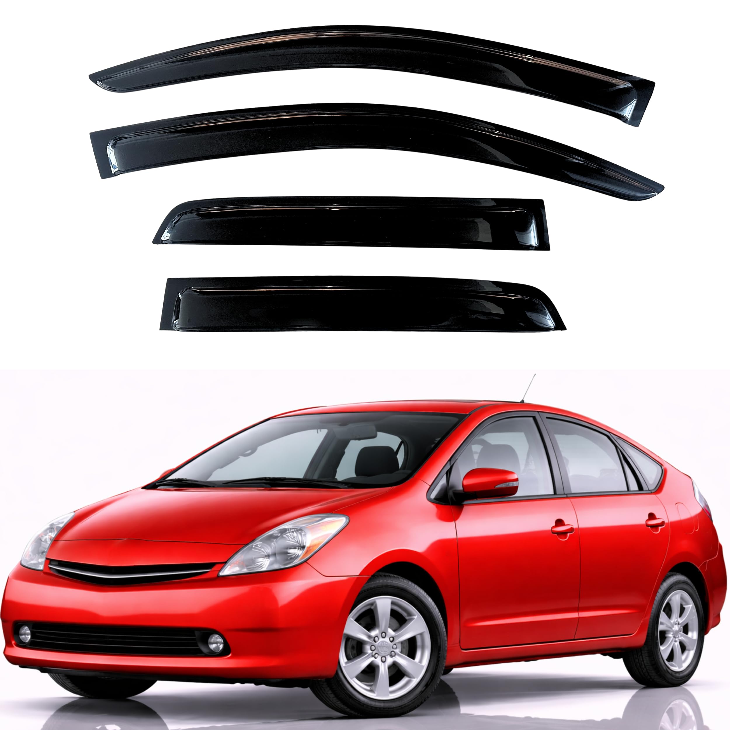 KPY Rain Guards Fit for 2004-2009 Toyota Prius
