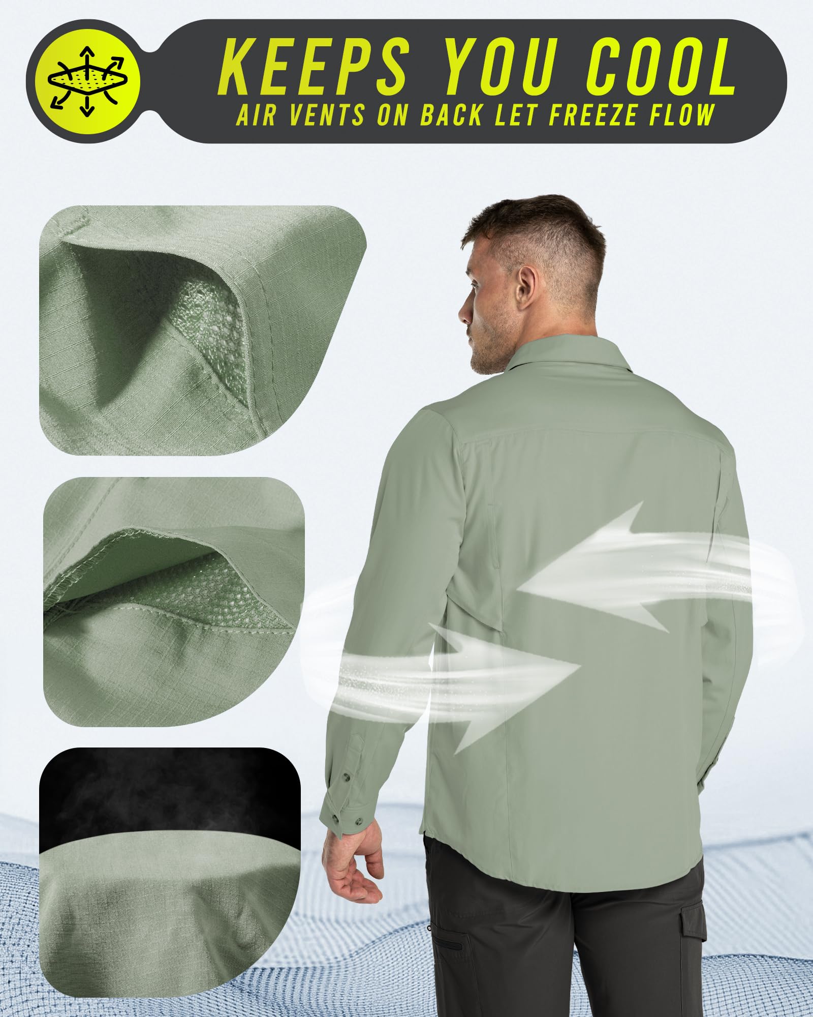 Outdoor Ventures Classico Camicia Uomo